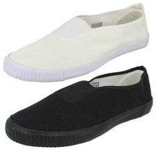 Spot On Kids Unisex - Slip On Canvas Sports Shoes