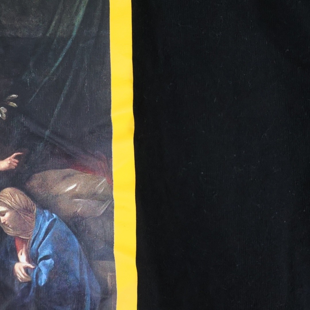 Off-White Caravaggio Print Long Sleeve T-shirt Black Cotton Used 8cff73596d7ba73 thumbnail 4