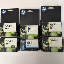 HP 564XL Photosmart Ink - Set of 6 - 2 Black 2 Cyan 1 Yellow 1 Magenta Expired