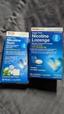 CVS Sugar-free Nicotine Lozenge 2 mg Coated Mint 40ct ex. 04/2026  08/2026