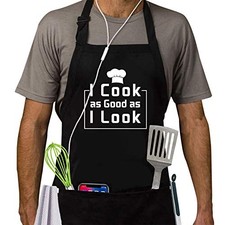 Funny BBQ Aprons for Men, Dad Gifts, Gifts for Men, Fathers Day, Birthday