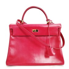 Hermes Shoulder Bag KELLY 35 Reds Box Calf 1355495