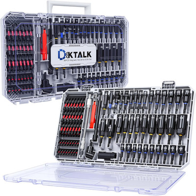 86PCS Magnetic Impact Nut Driver&Bit Set,Sae&Metric,Cr-Mo Nut Drivers(32Pcs),S2