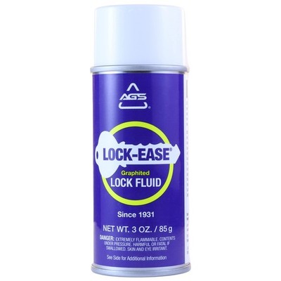 Automotive Solutions Lock-Ease Graphite Lock Lubricant   3oz Aerosol, Prevent...