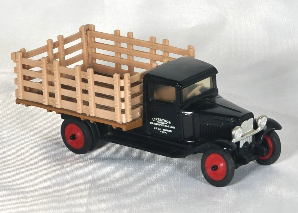 Ertl - 1930 CHEVROLET STAKE TRUCK - Livestock Transportation Carl Jones Prop. - Image 4 of 4