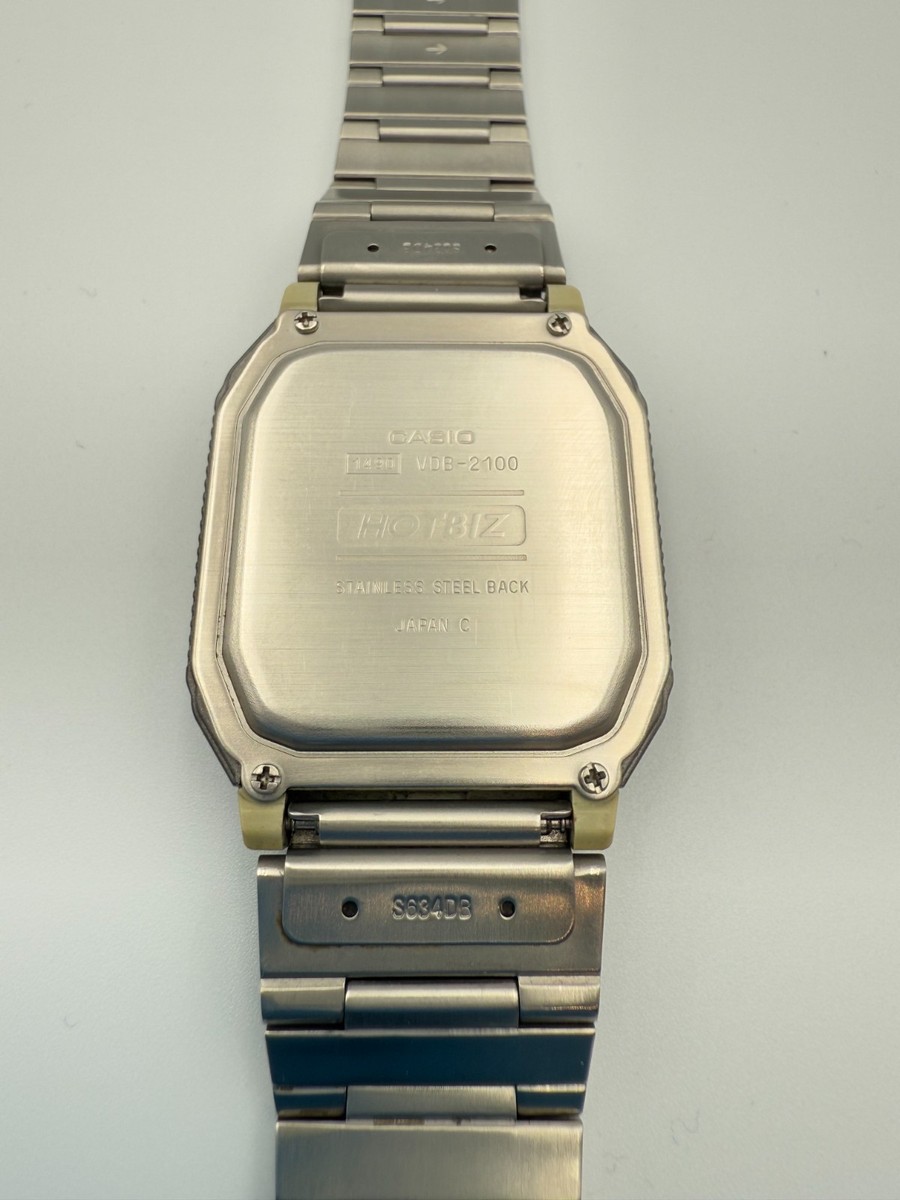 CASIO HOTBIZ VDB-2100 電池交換済 動作良好 CASIO Hotbiz VDB-2100 Touch Screen Memory Protect 200 Quartz Watch