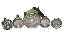 Complete Meter Kit Speedo Temp Oil Fuel & Amp Gauges Kit For Willys Jeeps