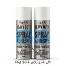 2x 300ml Multi Surface Spray Glue For Craft, Carpet, Foam, Tile, Fabric, Paper