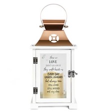 Memorial Lantern - Thoughtful Funeral Gifts for Loss of a Loved , Sympathy  ...
