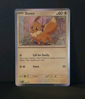 Pokemon TCG Destined Rivals - Eevee SVP 200 Promo (Cosmo Holo) | eBay