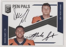 2019 Panini Donruss Elite Pen Pals Duals Drew Lock Noah Fant Rookie Auto RC