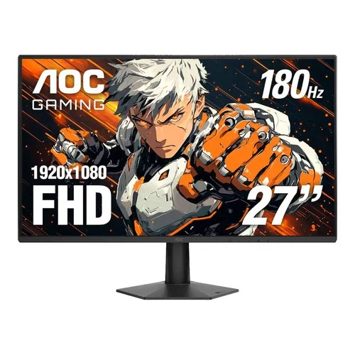 AOC 27G50F2 27" IPS Panel, LED, FHD, G-Sync Compatible, 180hz Gaming Monitor - product listing photo