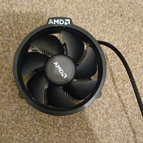 AMD Wraith Stealth AM4 CPU Cooler 92mm 4-Pin 1900RPM 55 CFM Ball