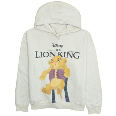 Disney Der König der Löwen Unisex Weiß Pullover Hoodie L Grafik Fleece