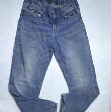 Lucky Brand Boys Classic Straight Blue Denim Jeans Size 14 Medium Wash