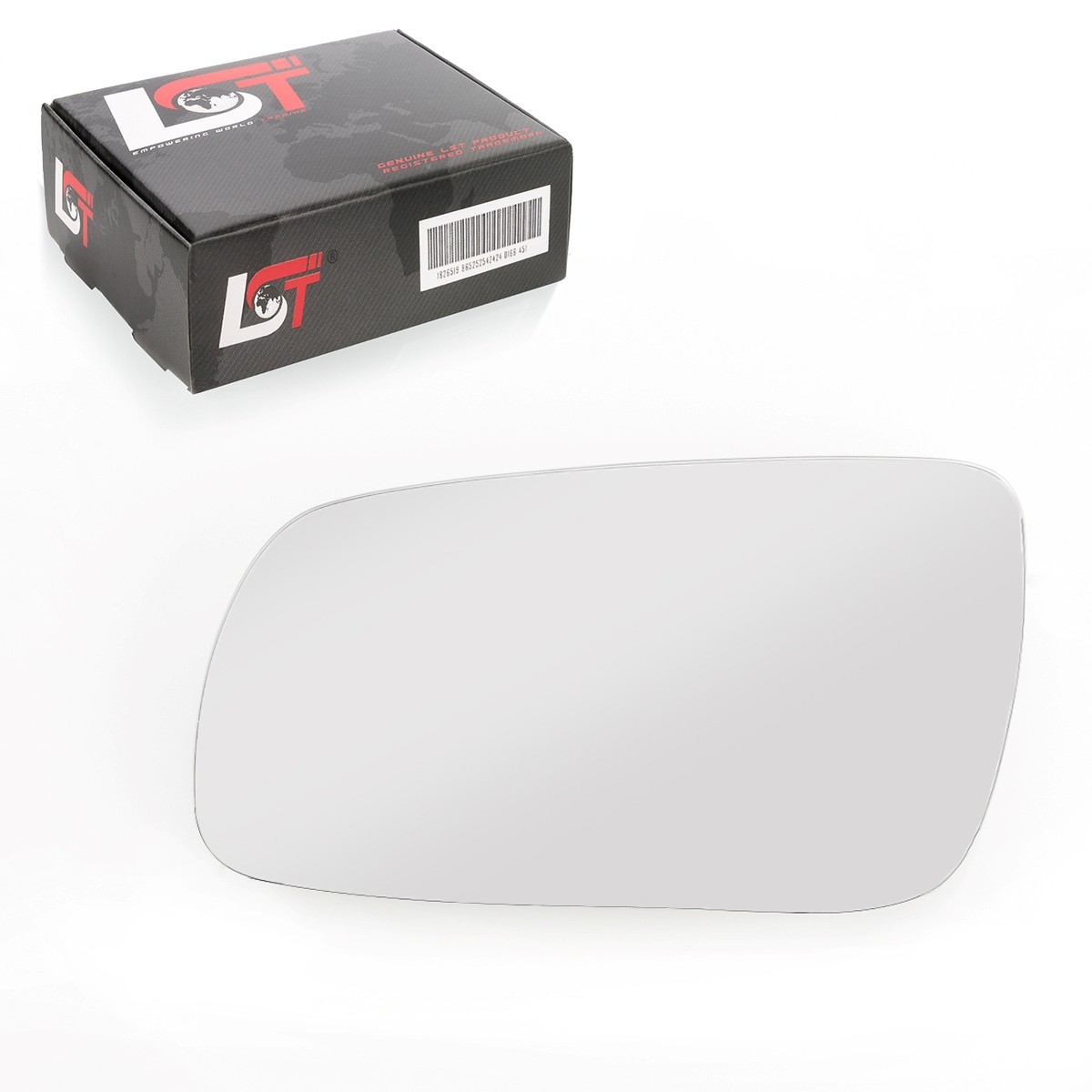 Convex Left Side Mirror Glass For Audi 100 4A C4 93-94