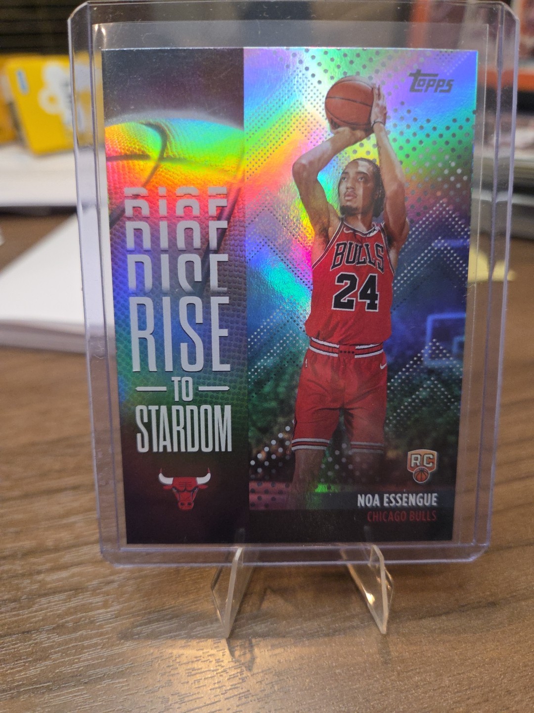 Noa Essengue RC - 2025-26 Topps Rise to Stardom Insert #RTS-12 FOIL
