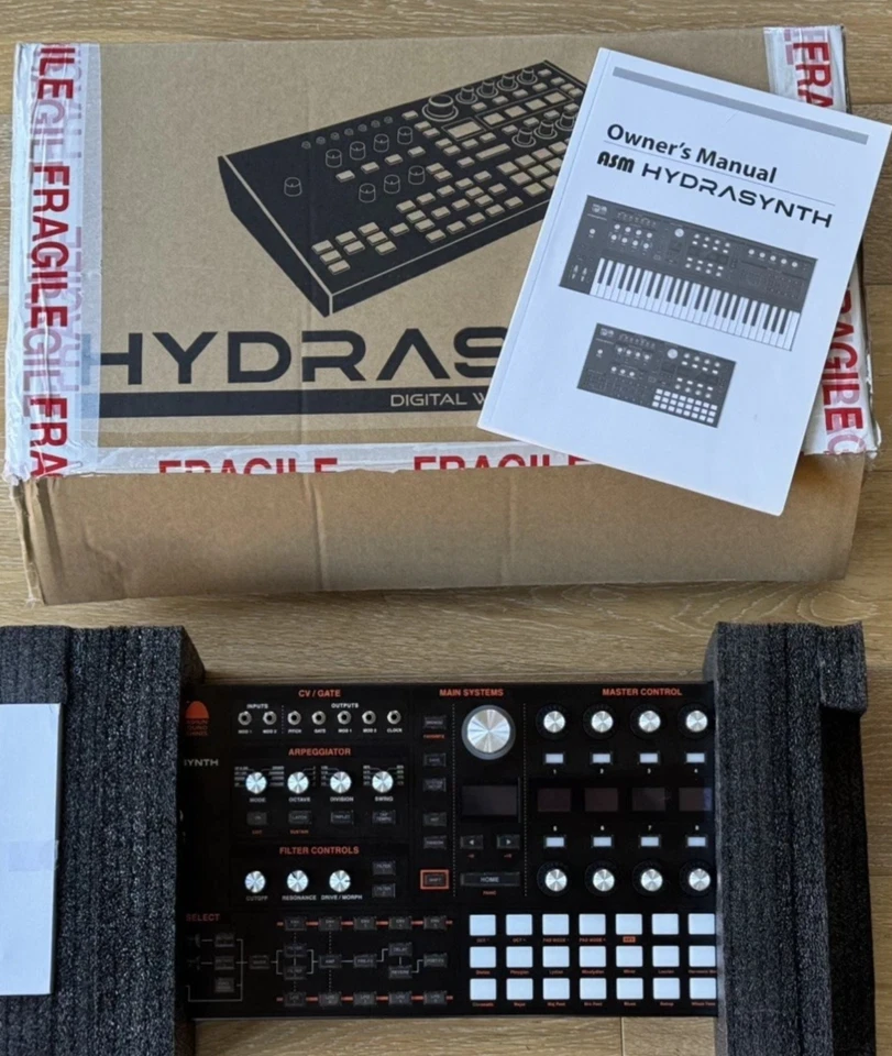 Asm Hydrasynth Desktop 8-Voice Polyphonic Wave-Morphing Synthesizer OVP