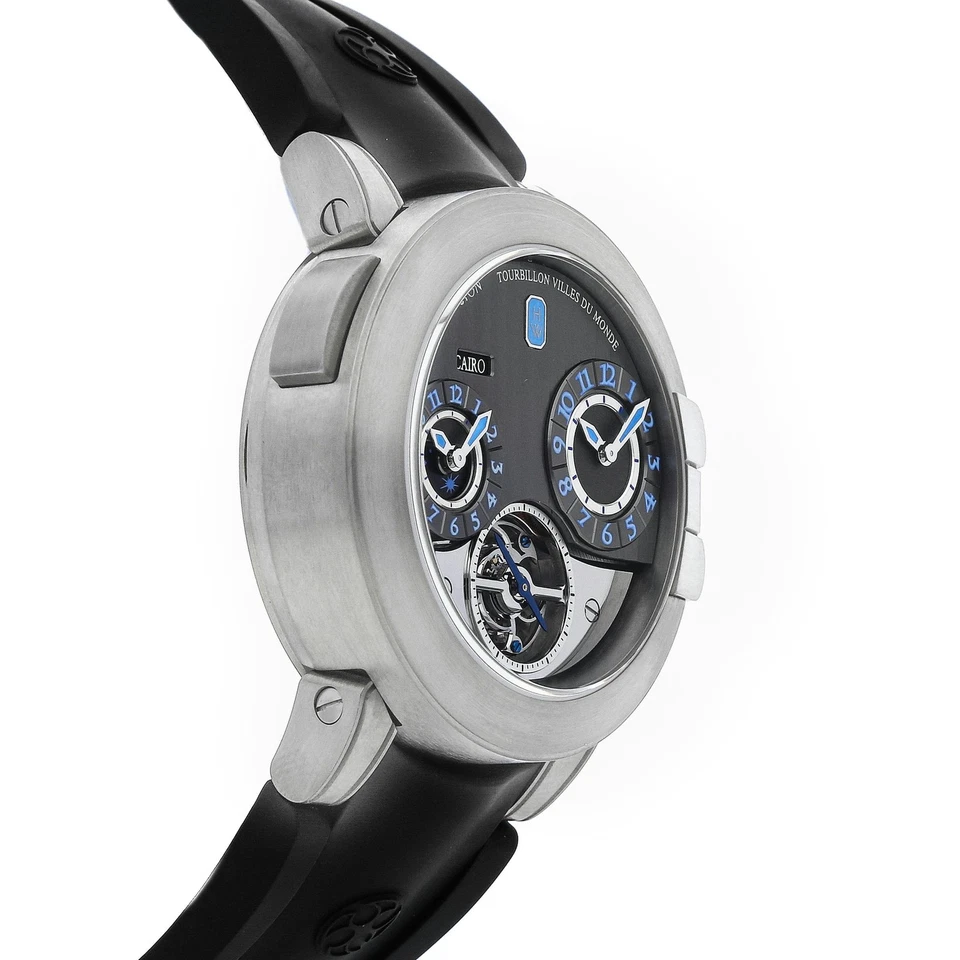 Reloj Hombre Harry Winston Ocean Collection Project Z5 Automático Zalium 400-MATTZ45Z Foto 3 de 4