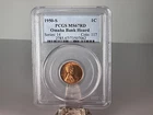1950-S LINCOLN WHEAT 1c CENT PCGS MS67RD OLD BLUE HOLDER - OMAHA BANK HOARD