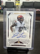 2025 Panini National Treasures Football Jaylin Lane Rookie Auto /25 PJ