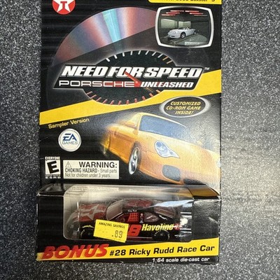 Need For Speed Porsche Unleashed PC Game w/ Bonus 1:64 #28 Ricky Rudd Car (N9)