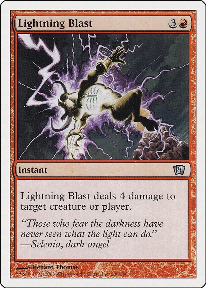 Lightning Blast [8ED - 200 Lightly Played]