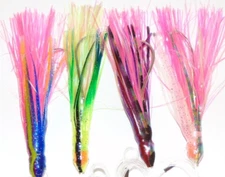4 Trolling Lures Custom Pack Saltwater Offshore Fishing Mahi Sail Tuna Wahoo Lot