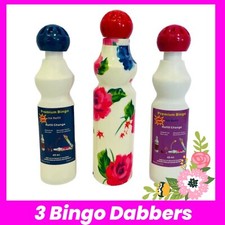 Bingo Dabbers Bingo Markers 3 Dabbers with Floral Changeable Dabber cover  D2