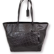 Authentic Tumi Dark Brown Women's Leather Ticon Tote Handbag - Excellent