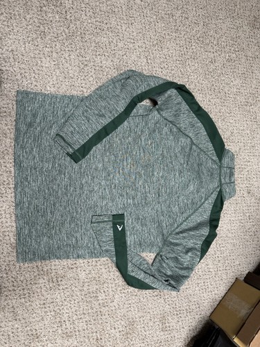 Men's M Milwaukee Bucks NBA Basketball ANTIGUA 1/4 Zip LongSleeve Pullover - Picture 5 of 5