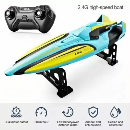 Kids Outdoor Racing Ship Toy Gift RC Boat Remote Control Speed Boat Collection - Picture 4 of 244