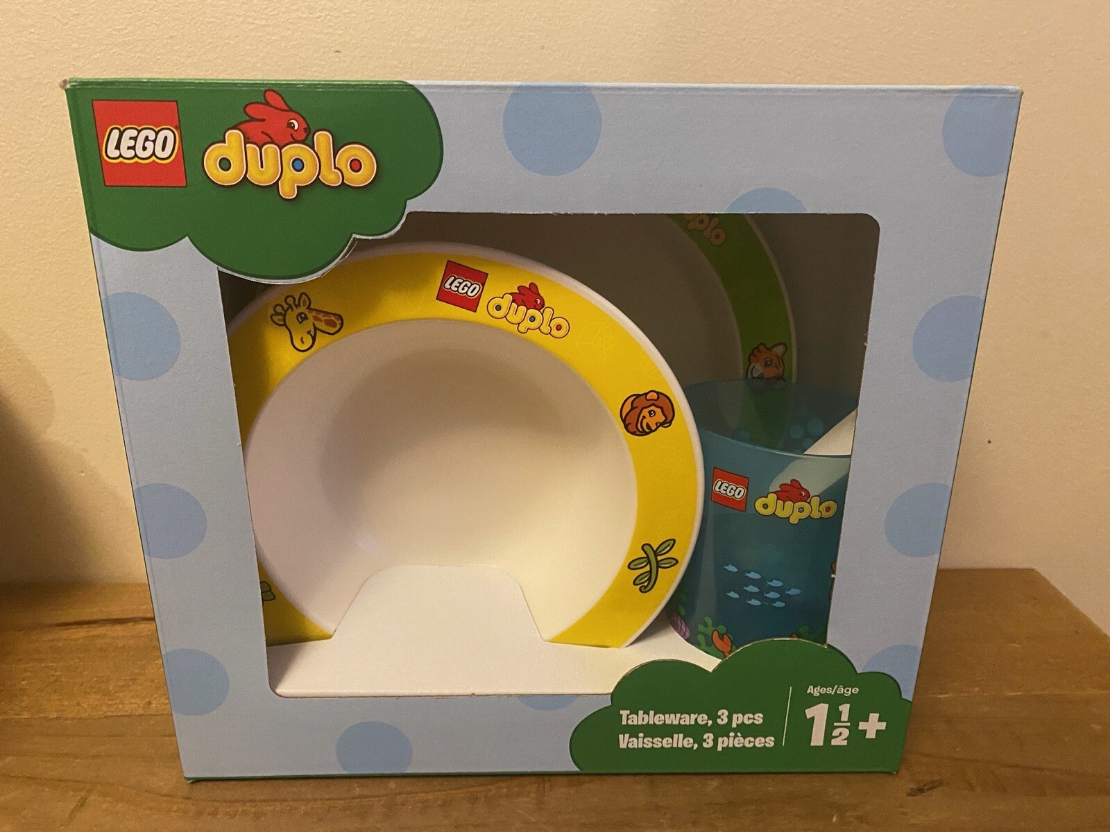 Lego Duplo Kids Tableware Set Cup, Bowl, Plate Set