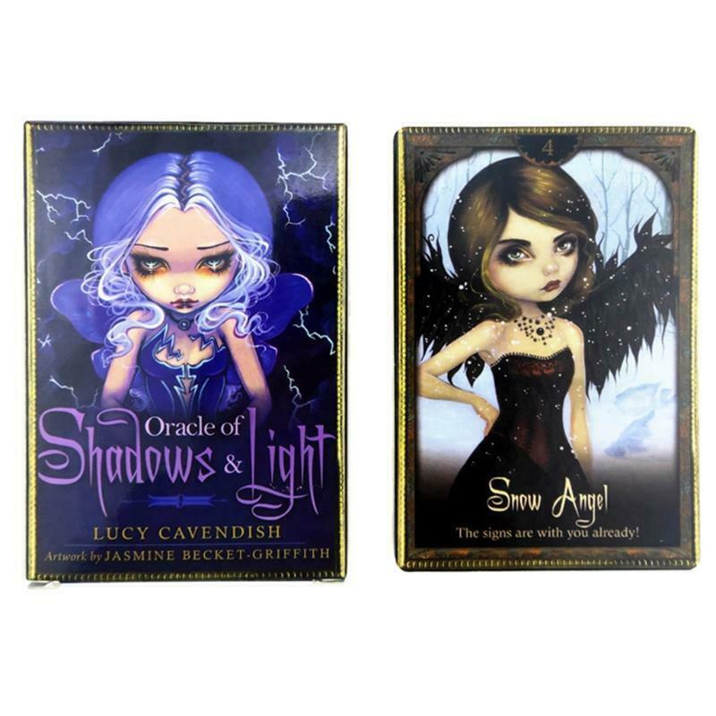 Oracle of Shadows and Light Full English Party Board Game 45 Cards Deck Tarot