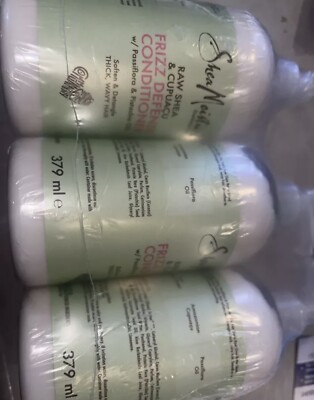 3 Shea Moisture Raw Shea & Cupuacu Frizz Defense Conditioner