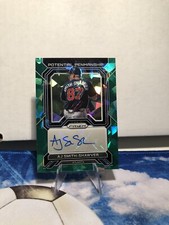 2023 Panini Prizm Potential Penmanship AJ Smith-Shawver Green Cracked Ice Auto