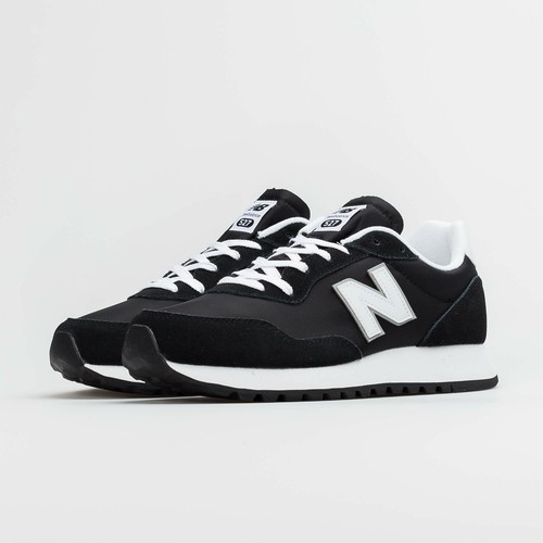 New Balance 527 Black Suede White Grey 