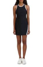 NWT SAGE Collective Ladies' Black Active Dress with Shorts Racerback SMALL