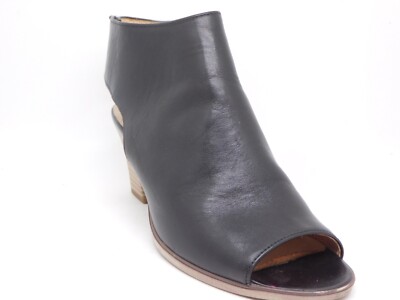 Gabor Causal Footwear  Women Leather Shoes Block Heel Peep Toe Size Slip On 7