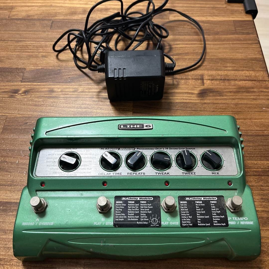 Line 6 DL4 Stompbox Delay Modeling Effects Pedal Used with