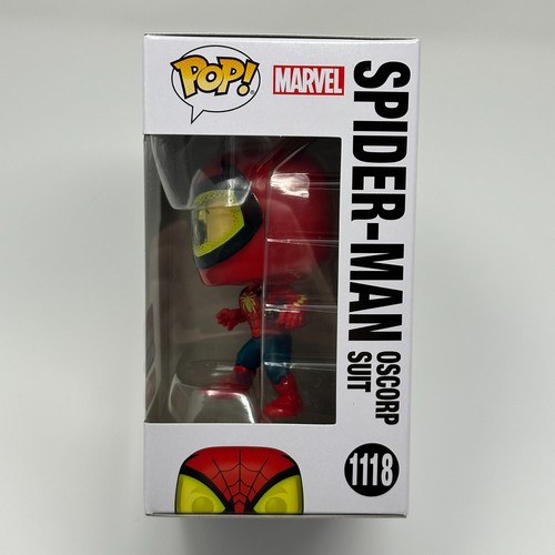 Funko Pop SPIDER-MAN OSCORP SUIT Target EXCLUSIVE Marvel 1118 New HIGH GRADE - Picture 3 of 7