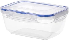 Plastic Food Storage Container with Airtight Lid, 160 Oz5 Qt. Leakproof BPA Free