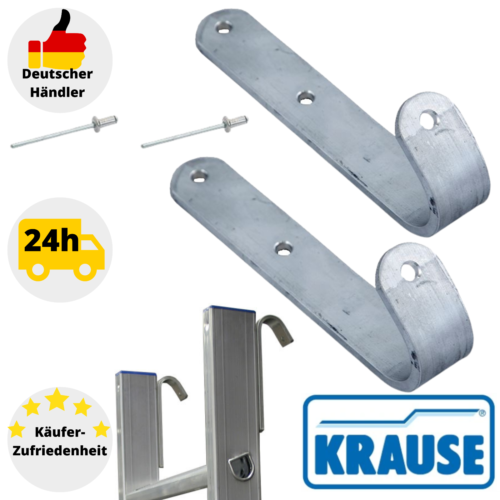 Hanging hook 2 pcs Krause 122308 for STABILO ladders hanging approx. Ø 30 mm - Picture 1 of 5