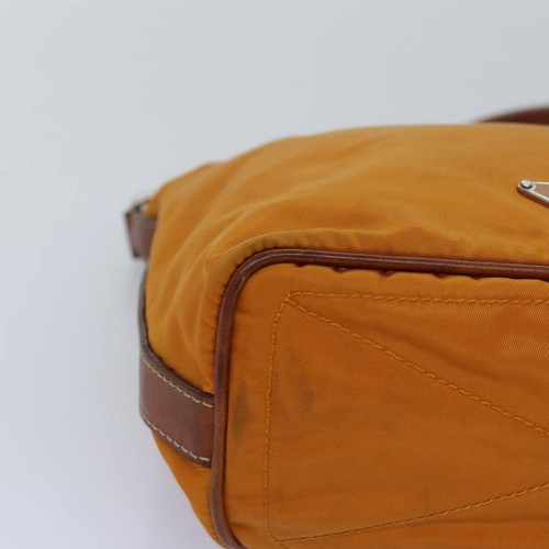 PRADA Shoulder Bag Nylon Orange Auth 77204 - Picture 9 of 21