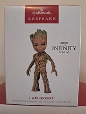 2022 Hallmark Keepsake Ornament  I Am Groot  Marvel  Infinity  NIB Free shipping