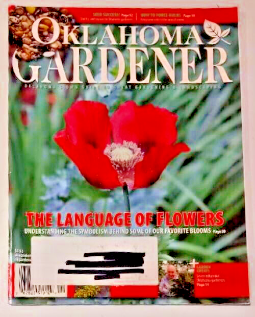 Back Issue of Oklahoma Gardener Magazine (Nov/Dec 2016), good condition