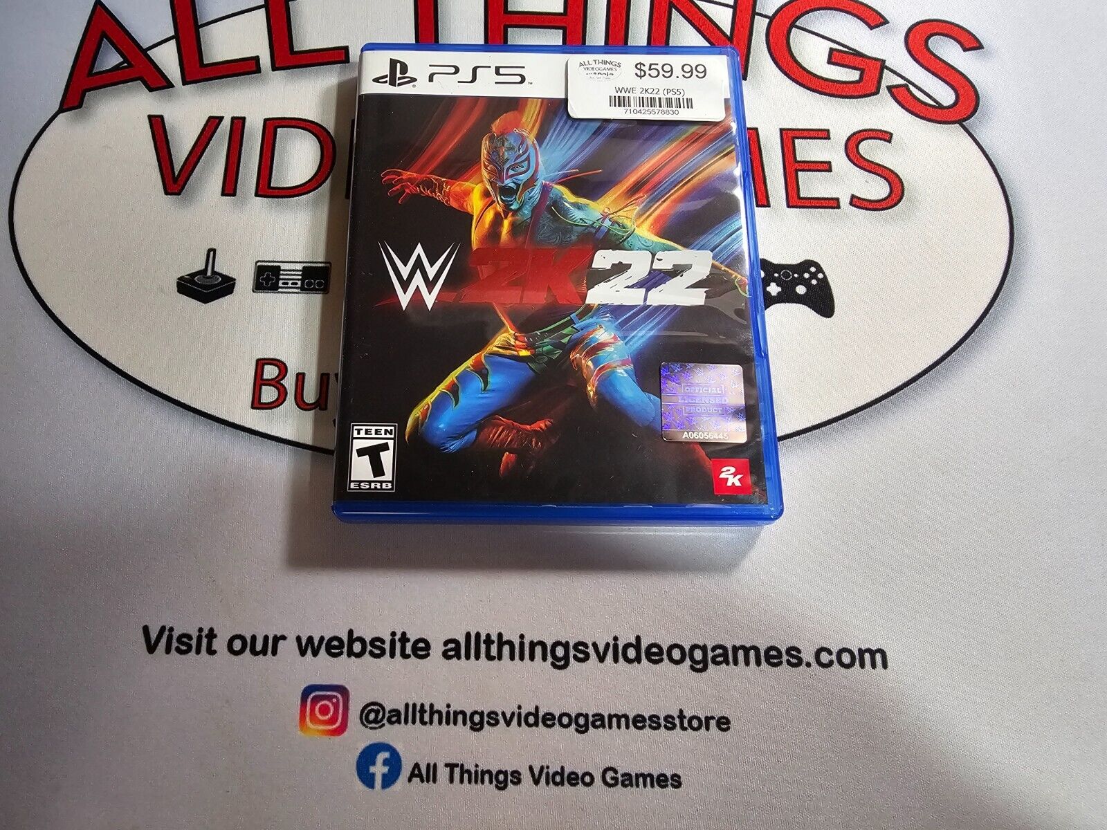 WWE 2K22 (PS5 / PlayStation 5) BRAND NEW 710425578830