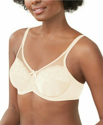 Lilyette by Bali Minimizer Ultimate Smoothing Underwire  Pearl color Bra 34C