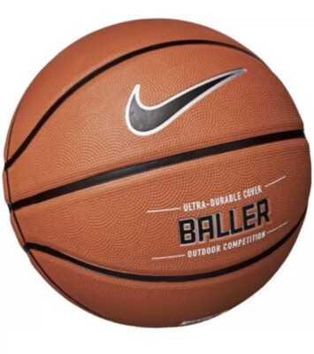 Nike Basketball Baller Full Size 29.5'' Ball - Amber/Black/Metallic Platinum New
