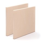 2x drewno brzozowe GRUNT MALARSKI 60x60 cm | Płótno drewniane do rękodzieła i malowania
